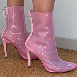 PLT Pink Booties size 8.5 BRAND NEW